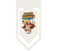 Azeeda 91mm 'Super Pooper' Large Plastic Paper Clip (CC00104750)