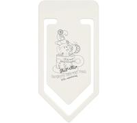 Azeeda 91mm 'Teacup Ghost Artie The Painter' Large Plastic Paper Clip (CC00111500)