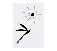 Azeeda 'A Bird And The Sun' Temporary Tattoo - A6 (TO00107351)