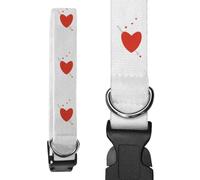 Azeeda 'A Captured Love Heart ' Dog Collar - White, S (PR00086887)