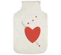 Azeeda 'A Captured Love Heart ' Hot Water Bottle Cover (HW00052246)