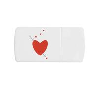 Azeeda 'A Captured Love Heart ' Pill Box with Splitter (PI00045758)