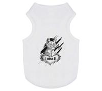 Azeeda 'A Cat’s Lonely Heart' Pet Dog/Cat T-Shirt, L (PT00150059)