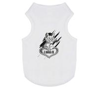Azeeda 'A Cat’s Lonely Heart' Pet Dog/Cat T-Shirt, S (PT00150057)