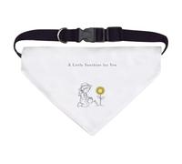 Azeeda 'A Little Sunshine for You' Pet Bandana - White, L (PD00087552)