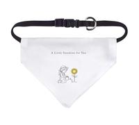 Azeeda 'A Little Sunshine for You' Pet Bandana - White, S (PD00087551)