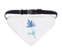 Azeeda 'A Magnificent Flower' Pet Bandana - White, L (PD00086934)