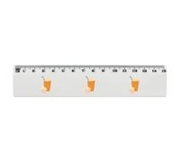 Azeeda 'A Tasty Treat' 15cm (6 Inch) White Plastic Ruler (RL00113409)