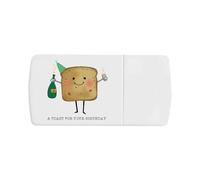 Azeeda 'A Toast for Your Birthday' Pill Box with Splitter (PI00044561)