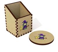 Azeeda 'A Witch and her Cat' Desk Tidy/Pencil Holder (DT00102479)