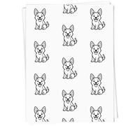 Azeeda A1 'Adorable German Shepherd Puppy' Gift Wrap/Wrapping Paper Sheet (GI00110673)