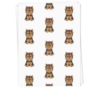 Azeeda A1 'Adorable Yorkshire Terrier' Gift Wrap/Wrapping Paper Sheet (GI00130058)