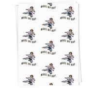 Azeeda A1 'Aerial Strike Martial Arts Prodigy' Gift Wrap/Wrapping Paper Sheet (GI00093271)