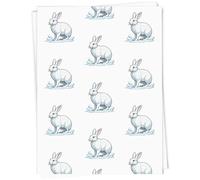 Azeeda A1 'Arctic Hare in Snow' Gift Wrap/Wrapping Paper Sheet (GI00134042)