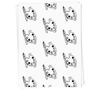 Azeeda A1 'Artist Pallet & Brush' Gift Wrap/Wrapping Paper Sheet (GI00009671)