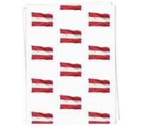 Azeeda A1 'Austria Flag' Gift Wrap/Wrapping Paper Sheet (GI00134999)