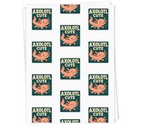 Azeeda A1 'Axolotl Cute' Gift Wrap/Wrapping Paper Sheet (GI00111979)