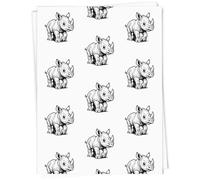 Azeeda A1 'Baby Rhino' Gift Wrap/Wrapping Paper Sheet (GI00138083)