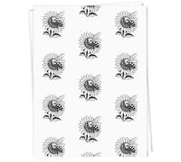 Azeeda A1 'Bee Pollinating A Sunflower In The Garden' Gift Wrap/Wrapping Paper Sheet (GI00122033)