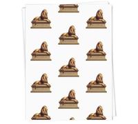 Azeeda A1 'Beware The Sleeping Lion' Gift Wrap/Wrapping Paper Sheet (GI00114585)