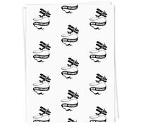 Azeeda A1 'Bon Voyage Biplane' Gift Wrap/Wrapping Paper Sheet (GI00100330)