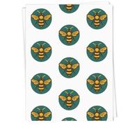 Azeeda A1 'Bumble Bee Motif' Gift Wrap/Wrapping Paper Sheet (GI00111267)