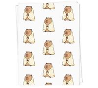 Azeeda A1 'Capybara in Blanket' Gift Wrap/Wrapping Paper Sheet (GI00134360)