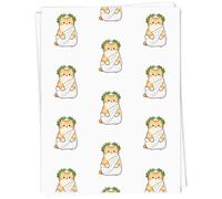 Azeeda A1 'Cat Wearing Toga' Gift Wrap/Wrapping Paper Sheet (GI00137276)