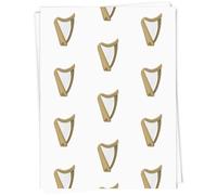 Azeeda A1 'Celtic Harp' Gift Wrap/Wrapping Paper Sheet (GI00134102)