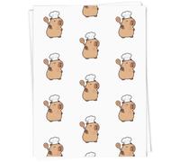 Azeeda A1 'Chef Capybara' Gift Wrap/Wrapping Paper Sheet (GI00135410)