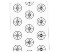 Azeeda A1 'Compass Surrounded by Rope' Gift Wrap/Wrapping Paper Sheet (GI00130817)