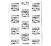 Azeeda A1 'Cooking Terminology' Gift Wrap/Wrapping Paper Sheet (GI00134294)
