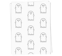 Azeeda A1 'Cute Ghost' Gift Wrap/Wrapping Paper Sheet (GI00008677)