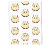 Azeeda A1 'Cute Monster' Gift Wrap/Wrapping Paper Sheet (GI00132854)