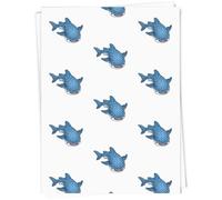 Azeeda A1 'Cute Whale Shark' Gift Wrap/Wrapping Paper Sheet (GI00097516)