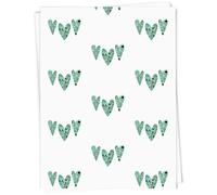 Azeeda A1 'Doodle Hearts' Gift Wrap/Wrapping Paper Sheet (GI00109435)