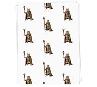 Azeeda A1 'Druid Cat' Gift Wrap/Wrapping Paper Sheet (GI00141497)