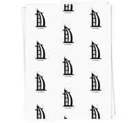 Azeeda A1 'Dubai Palace' Gift Wrap/Wrapping Paper Sheet (GI00128048)