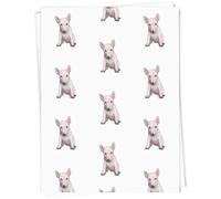Azeeda A1 'English Bull Terrier' Gift Wrap/Wrapping Paper Sheet (GI00049493)