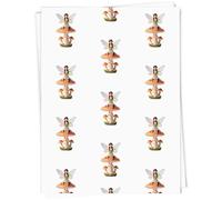 Azeeda A1 'Fairy on Toadstool' Gift Wrap/Wrapping Paper Sheet (GI00136439)