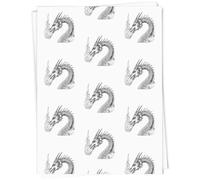 Azeeda A1 'Fire Breathing Dragon' Gift Wrap/Wrapping Paper Sheet (GI00139589)