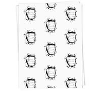 Azeeda A1 'Fist Punch' Gift Wrap/Wrapping Paper Sheet (GI00134957)