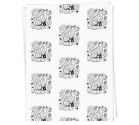 Azeeda A1 'Folk Style Woodland Fox' Gift Wrap/Wrapping Paper Sheet (GI00133058)