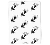 Azeeda A1 'Fox Jumping In The Air After Prey' Gift Wrap/Wrapping Paper Sheet (GI00114135)