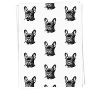 Azeeda A1 'French Bulldog Portrait' Gift Wrap/Wrapping Paper Sheet (GI00113309)