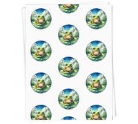 Azeeda A1 'Frog On Lily Pad' Gift Wrap/Wrapping Paper Sheet (GI00110805)