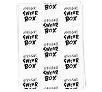 Azeeda A1 'Funny Swear Box' Gift Wrap/Wrapping Paper Sheet (GI00132017)