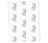 Azeeda A1 'German Shepherd Police Dog' Gift Wrap/Wrapping Paper Sheet (GI00112235)