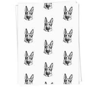 Azeeda A1 'German Shepherd Portrait' Gift Wrap/Wrapping Paper Sheet (GI00113317)
