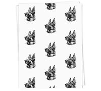 Azeeda A1 'German Shepherd Portrait Side View' Gift Wrap/Wrapping Paper Sheet (GI00113311)